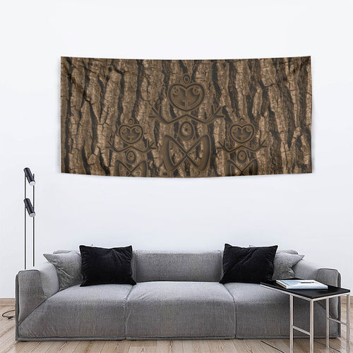 Kioranga Moriori New Zealand Tapestry Kopi Rakau Carving Art