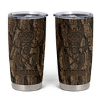 Kioranga Moriori New Zealand Tumbler Cup Kopi Rakau Carving Art