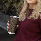 Kioranga Moriori New Zealand Tumbler Cup Kopi Rakau Carving Art
