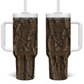 Kioranga Moriori New Zealand Tumbler With Handle Kopi Rakau Carving Art