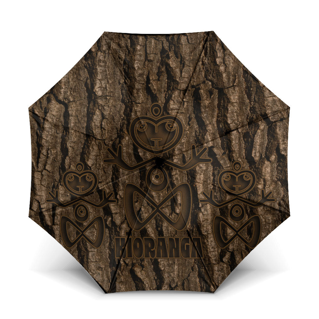 Kioranga Moriori New Zealand Umbrella Kopi Rakau Carving Art