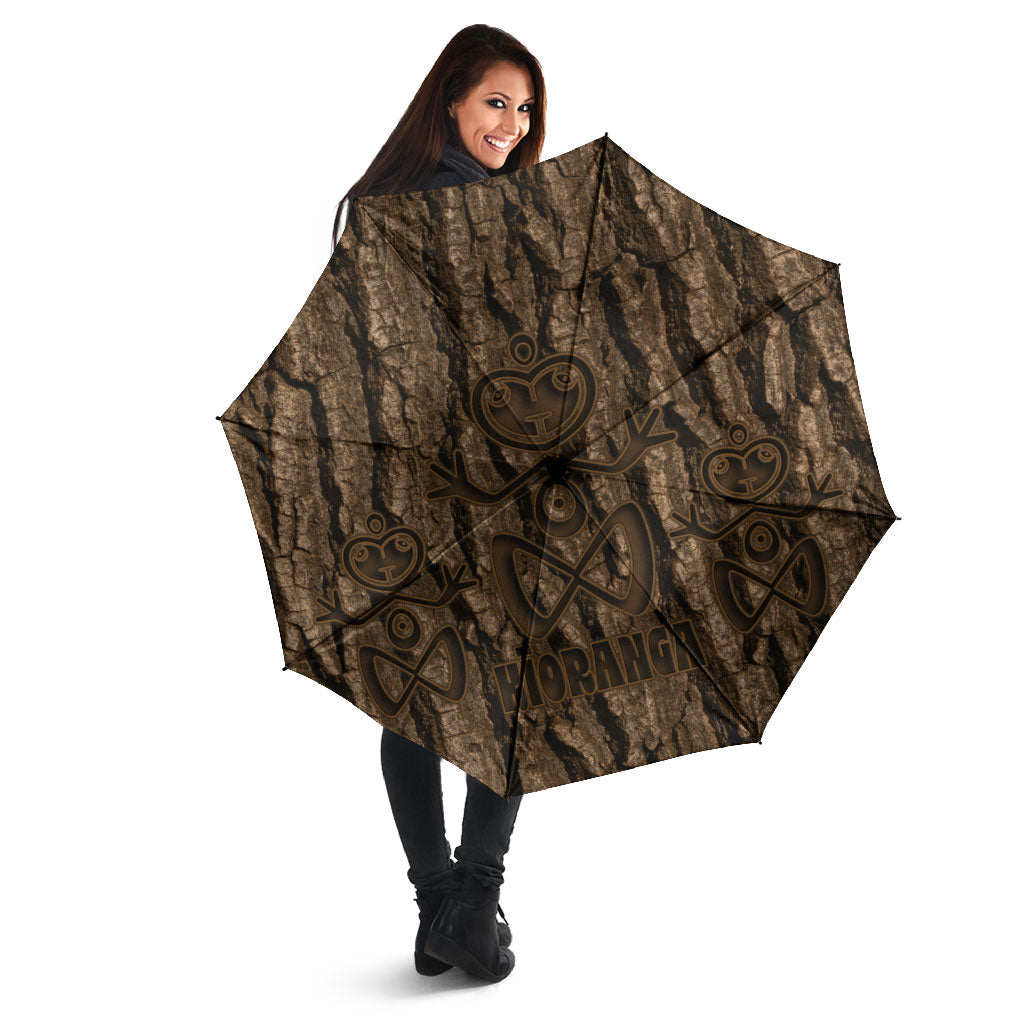 Kioranga Moriori New Zealand Umbrella Kopi Rakau Carving Art