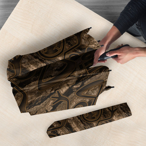 Kioranga Moriori New Zealand Umbrella Kopi Rakau Carving Art