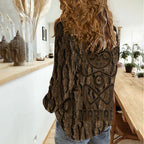 Kioranga Moriori New Zealand Women Casual Shirt Kopi Rakau Carving Art