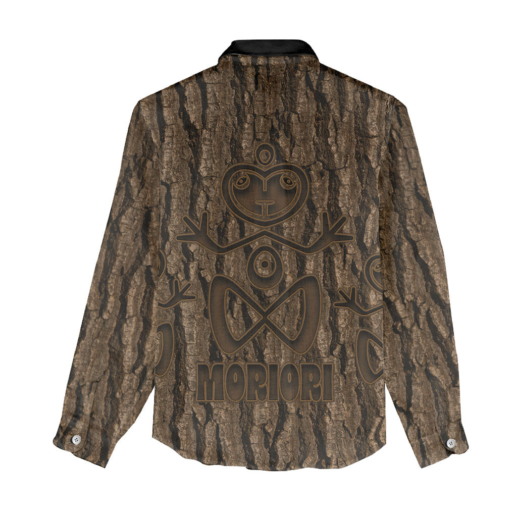 Kioranga Moriori New Zealand Women Casual Shirt Kopi Rakau Carving Art