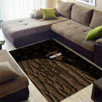 Moriori Kekoru New Zealand Personalised Area Rug Kopi Rakau Carving Chatham Islands Map