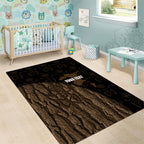 Moriori Kekoru New Zealand Personalised Area Rug Kopi Rakau Carving Chatham Islands Map