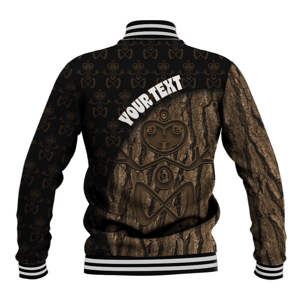 Moriori Kekoru New Zealand Personalised Baseball Jacket Kopi Rakau Carving Chatham Islands Map