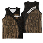 Moriori Kekoru New Zealand Personalised Basketball Jersey Kopi Rakau Carving Chatham Islands Map