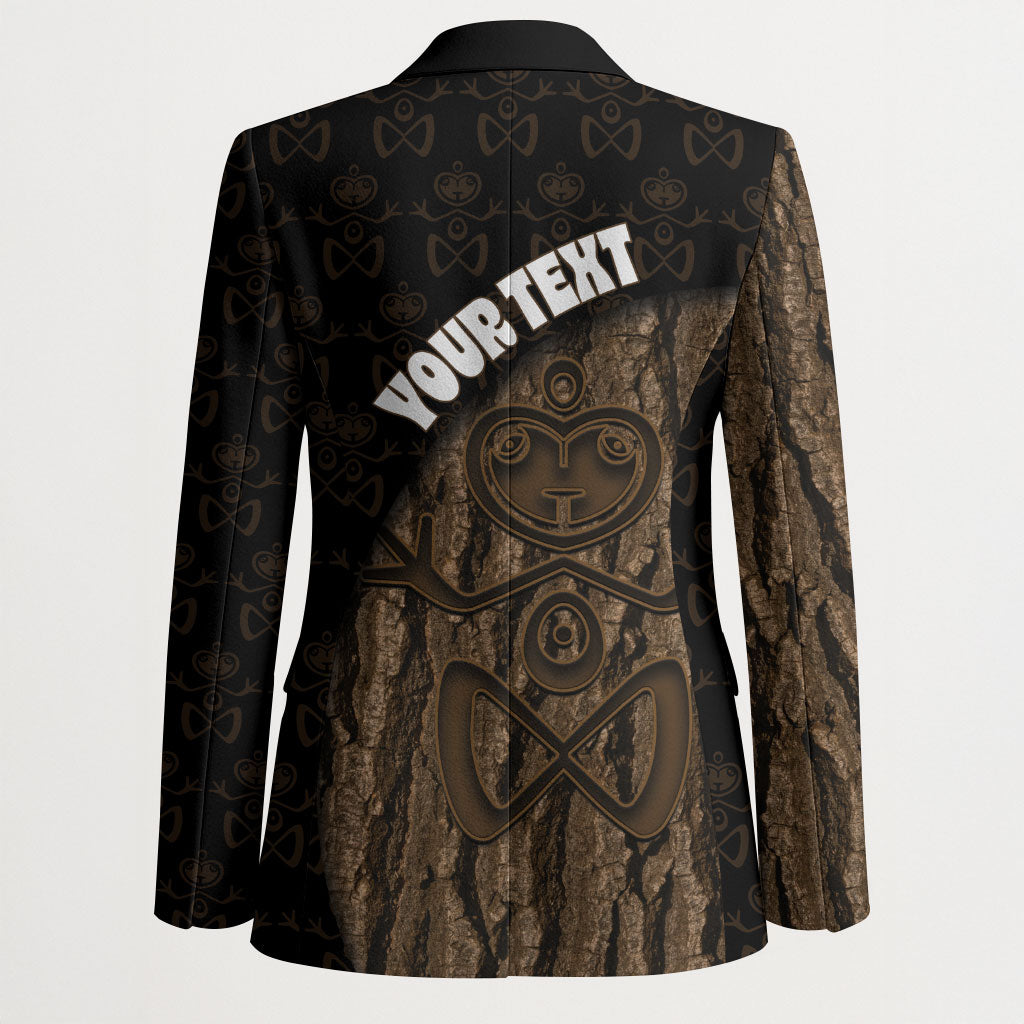 Moriori Kekoru New Zealand Personalised Blazer Kopi Rakau Carving Chatham Islands Map