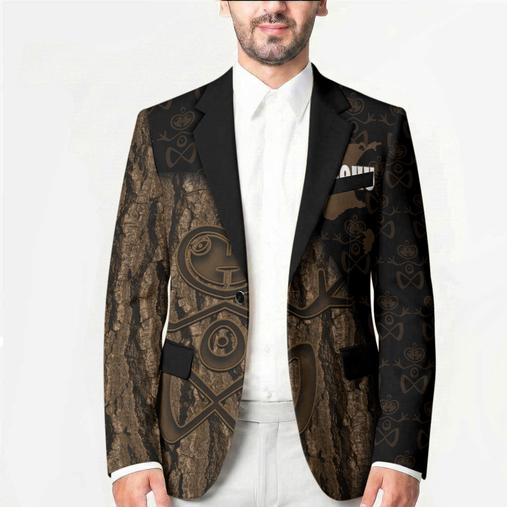Moriori Kekoru New Zealand Personalised Blazer Kopi Rakau Carving Chatham Islands Map