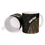 Moriori Kekoru New Zealand Personalised Ceramic Mug Kopi Rakau Carving Chatham Islands Map