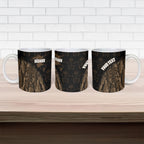 Moriori Kekoru New Zealand Personalised Ceramic Mug Kopi Rakau Carving Chatham Islands Map