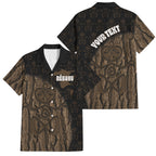 Moriori Kekoru New Zealand Personalised Family Matching Off Shoulder Short Dress and Hawaiian Shirt Kopi Rakau Carving Chatham Islands Map