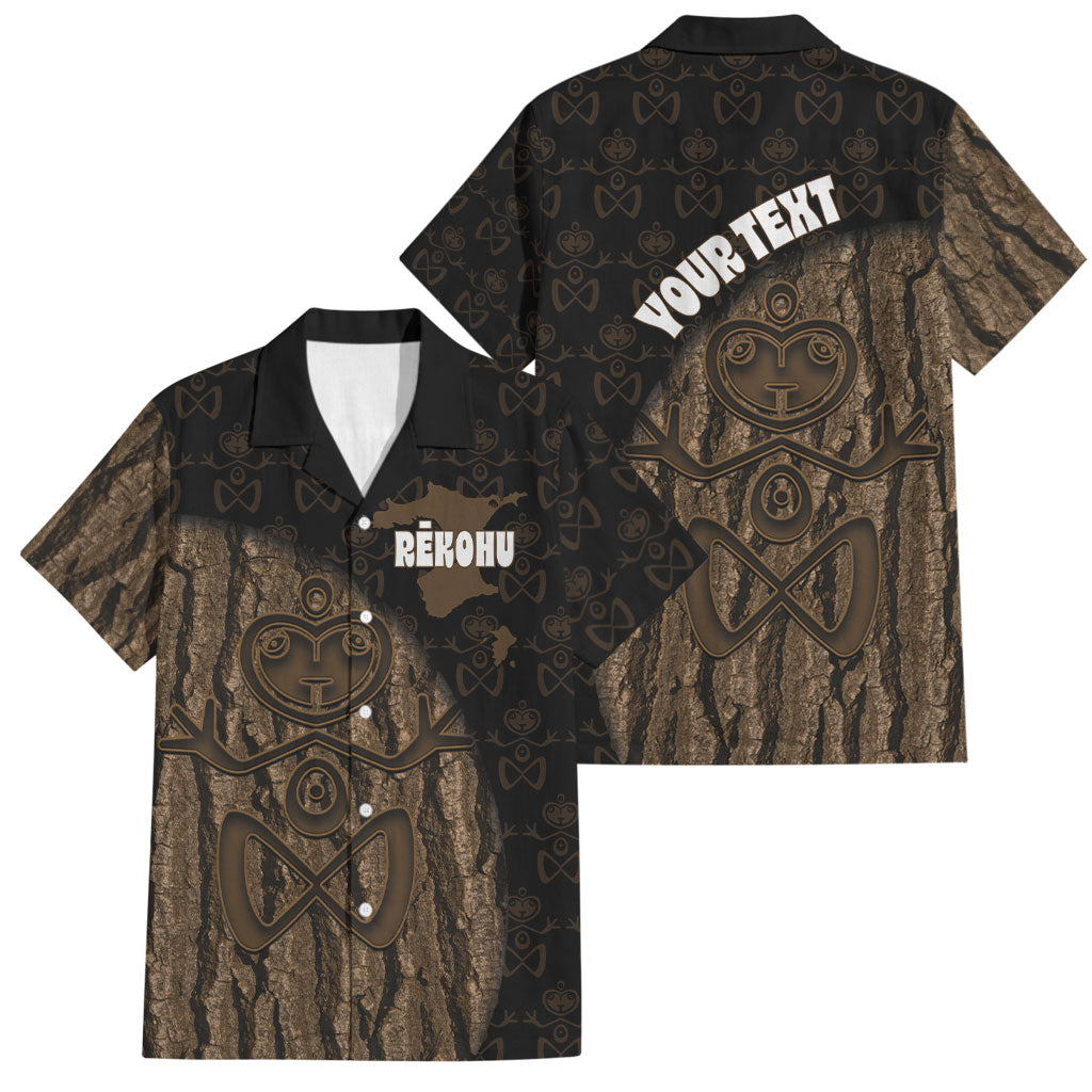 Moriori Kekoru New Zealand Personalised Family Matching Summer Maxi Dress and Hawaiian Shirt Kopi Rakau Carving Chatham Islands Map