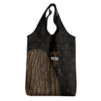 Moriori Kekoru New Zealand Personalised Grocery Bag Kopi Rakau Carving Chatham Islands Map