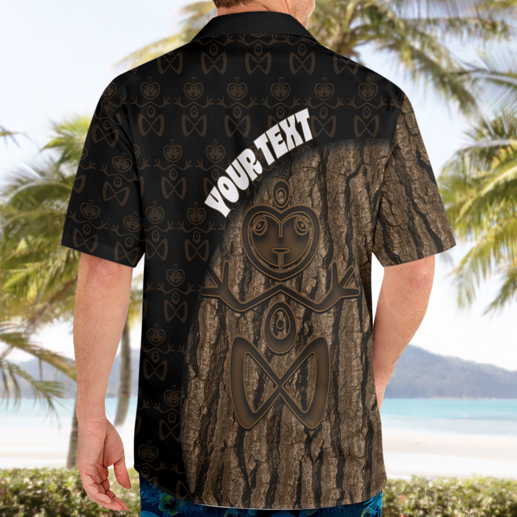 Moriori Kekoru New Zealand Personalised Hawaiian Shirt Kopi Rakau Carving Chatham Islands Map