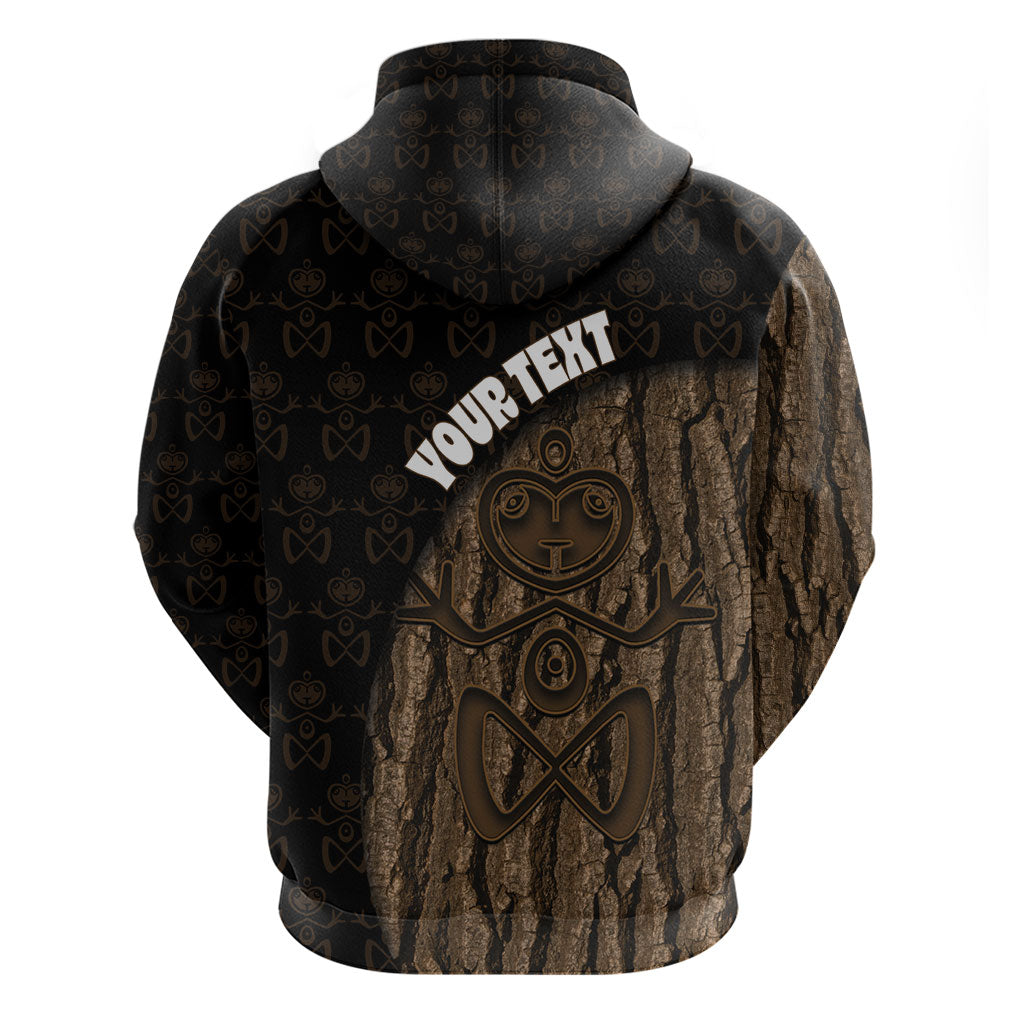 Moriori Kekoru New Zealand Personalised Hoodie Kopi Rakau Carving Chatham Islands Map