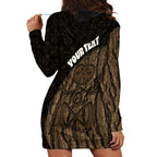 Moriori Kekoru New Zealand Personalised Hoodie Dress Kopi Rakau Carving Chatham Islands Map