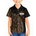 Moriori Kekoru New Zealand Personalised Kid Hawaiian Shirt Kopi Rakau Carving Chatham Islands Map