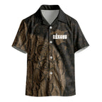 Moriori Kekoru New Zealand Personalised Kid Hawaiian Shirt Kopi Rakau Carving Chatham Islands Map