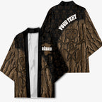 Moriori Kekoru New Zealand Personalised Kimono Kopi Rakau Carving Chatham Islands Map