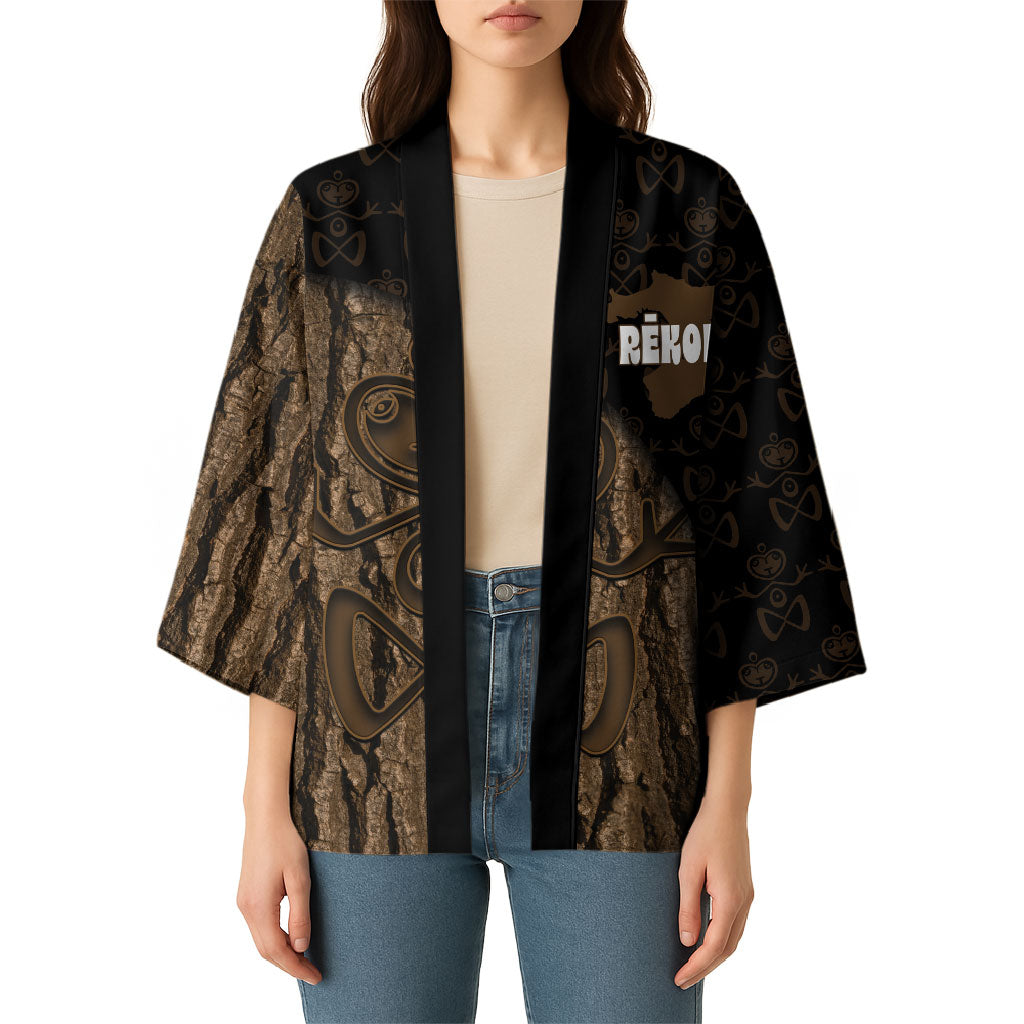 Moriori Kekoru New Zealand Personalised Kimono Kopi Rakau Carving Chatham Islands Map