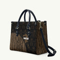 Moriori Kekoru New Zealand Personalised Leather Bag Kopi Rakau Carving Chatham Islands Map