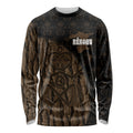 Moriori Kekoru New Zealand Personalised Long Sleeve Shirt Kopi Rakau Carving Chatham Islands Map