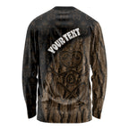 Moriori Kekoru New Zealand Personalised Long Sleeve Shirt Kopi Rakau Carving Chatham Islands Map