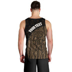 Moriori Kekoru New Zealand Personalised Men Tank Top Kopi Rakau Carving Chatham Islands Map