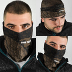 Moriori Kekoru New Zealand Personalised Neck Gaiter Kopi Rakau Carving Chatham Islands Map