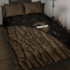 Moriori Kekoru New Zealand Personalised Quilt Bed Set Kopi Rakau Carving Chatham Islands Map