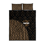 Moriori Kekoru New Zealand Personalised Quilt Bed Set Kopi Rakau Carving Chatham Islands Map