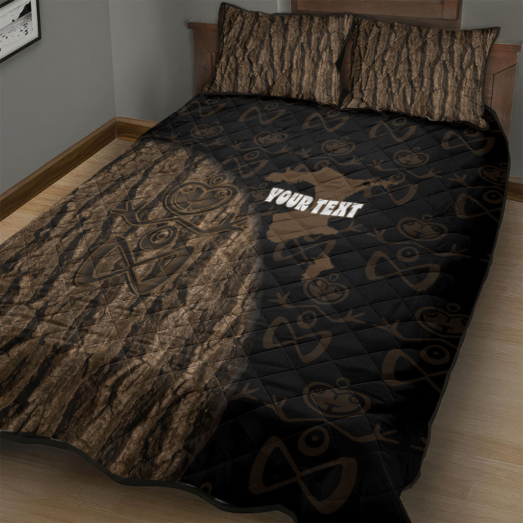 Moriori Kekoru New Zealand Personalised Quilt Bed Set Kopi Rakau Carving Chatham Islands Map
