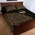 Moriori Kekoru New Zealand Personalised Quilt Bed Set Kopi Rakau Carving Chatham Islands Map