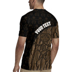 Moriori Kekoru New Zealand Personalised Rugby Jersey Kopi Rakau Carving Chatham Islands Map