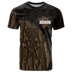 Moriori Kekoru New Zealand Personalised T Shirt Kopi Rakau Carving Chatham Islands Map