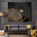 Moriori Kekoru New Zealand Personalised Tapestry Kopi Rakau Carving Chatham Islands Map