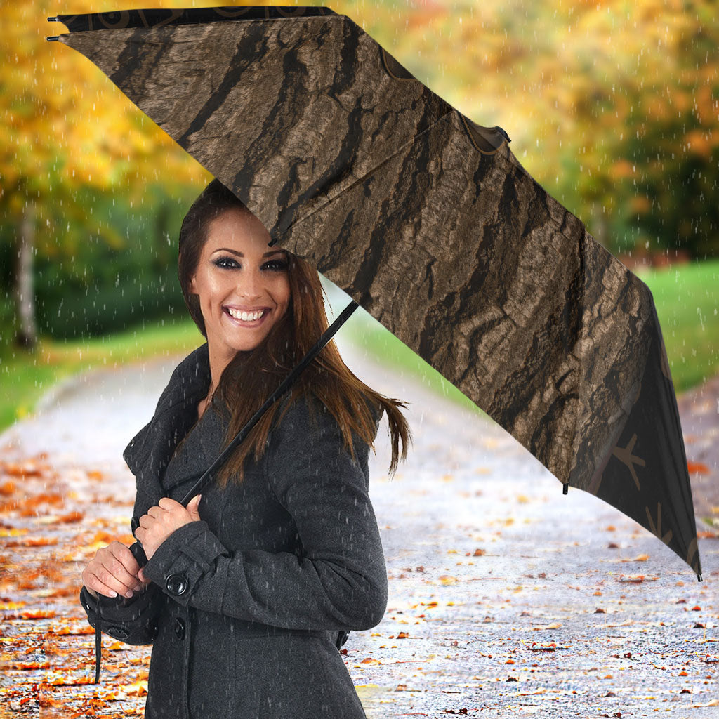 Moriori Kekoru New Zealand Personalised Umbrella Kopi Rakau Carving Chatham Islands Map