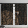 Moriori Kekoru New Zealand Personalised Window Curtain Kopi Rakau Carving Chatham Islands Map