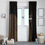 Moriori Kekoru New Zealand Personalised Window Curtain Kopi Rakau Carving Chatham Islands Map