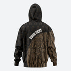 Moriori Kekoru New Zealand Personalised Zip Hoodie Kopi Rakau Carving Chatham Islands Map