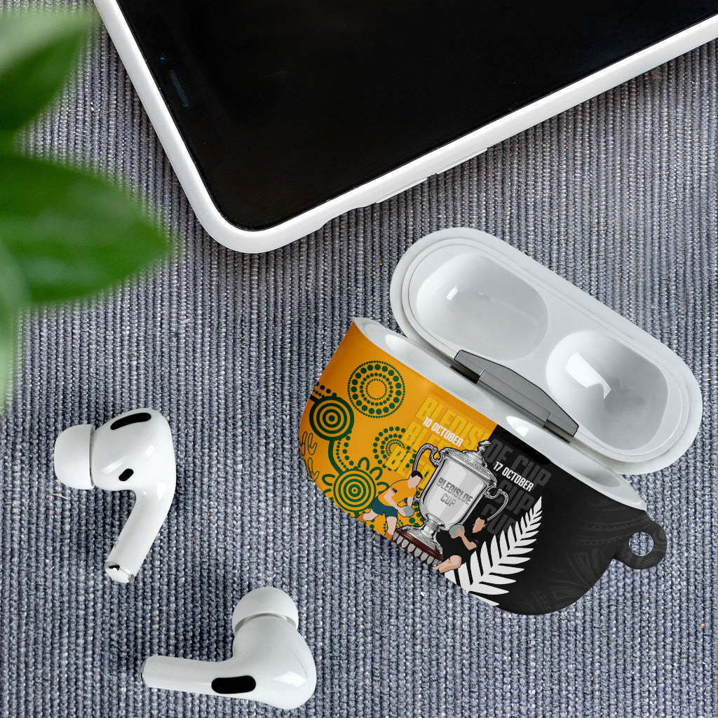 New Zealand Australia Rugby Bledisloe 2026 AirPods Case Champion Trophy Maori Aboriginal Art