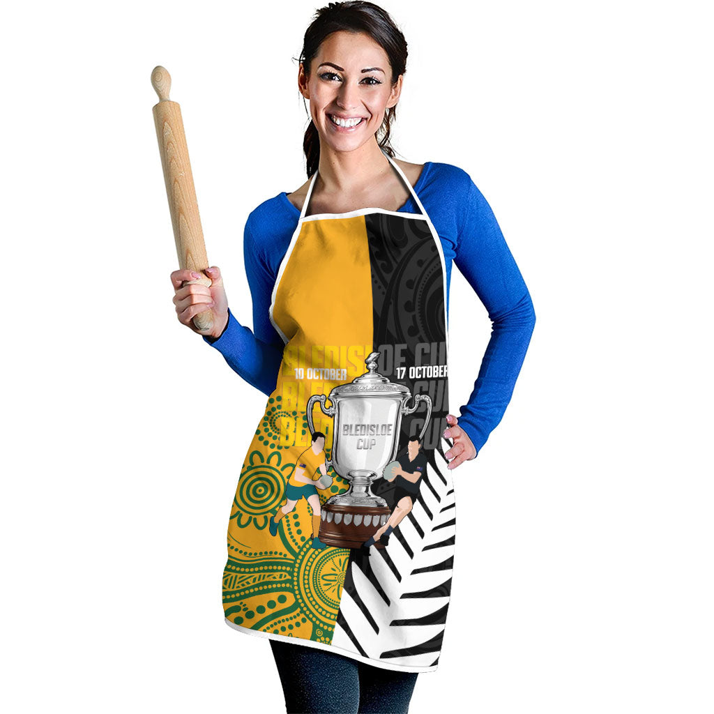 New Zealand Australia Rugby Bledisloe 2026 Apron Champion Trophy Maori Aboriginal Art