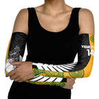 New Zealand Australia Rugby Bledisloe 2026 Custom Arm Sleeves Champion Trophy Maori Aboriginal Art