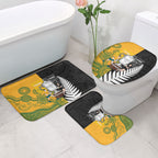 New Zealand Australia Rugby Bledisloe 2026 Bathroom Set Champion Trophy Maori Aboriginal Art