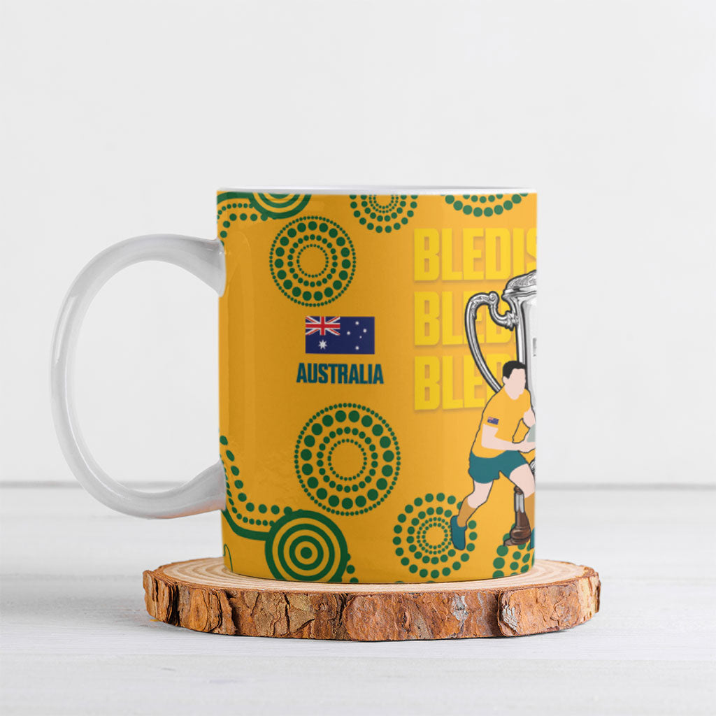 New Zealand Australia Rugby Bledisloe 2026 Ceramic Mug Champion Trophy Maori Aboriginal Art