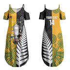 New Zealand Australia Rugby Bledisloe 2026 Custom Couples Matching Summer Maxi Dress and Hawaiian Shirt Champion Trophy Maori Aboriginal Art