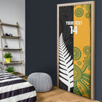New Zealand Australia Rugby Bledisloe 2026 Custom Door Cover Champion Trophy Maori Aboriginal Art
